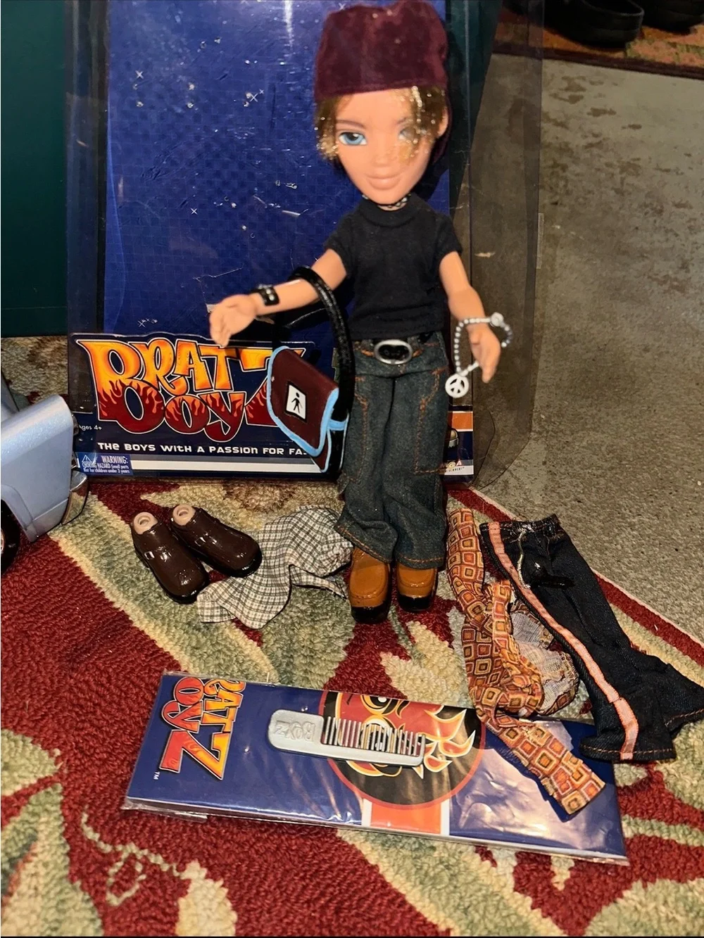 Bratz Boyz Fashion Doll - Brown Hat & Blue Jeans